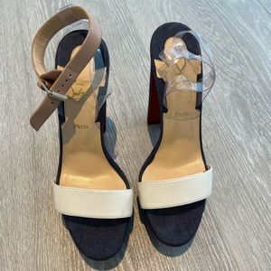 Christian Louboutin Platform Sandals - *MISSING 1 ankle strap*